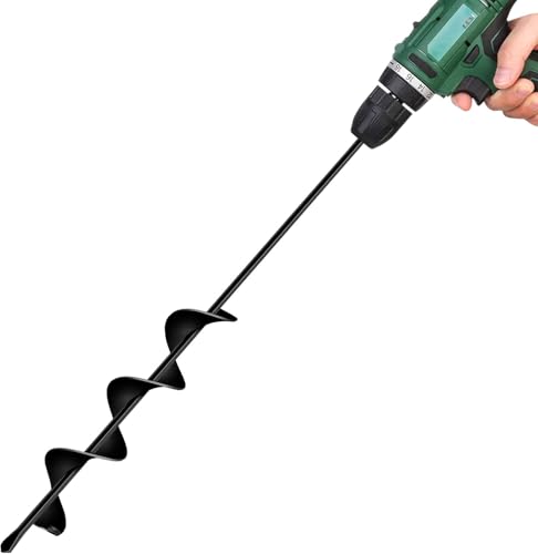 Longrun Gartenbohrer, 6.7 x 58 cm Erdbohrer für Akkuschrauber von Longrun