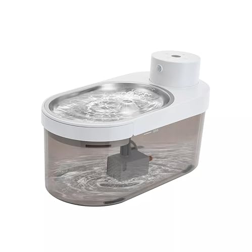 Trinkbrunnen für Hunde & Katzen, 5W Katzenbrunnen Kabellos USB Katzenbrunnen mit Bewegungsmelder, 4L Trinkbrunnen Geeignet für Haustiere Trinkbrunnen für Hunde & Katzen, 5W Katzenbrunnen Kabellos USB Katzenbrunnen mit Bewegungsmelder, 4L Trinkbrunnen Geeignet für Haustiere von Loohacp
