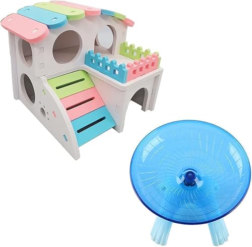 2 Stück Entzückendes Spielzeug für Hamster,Laufteller für Chinchillas, Degus und Ratten, Schaukel zum Klettern und Spielen, Spielzeug für kleine Haustiere 2 Stück Entzückendes Spielzeug für Hamster,Laufteller für Chinchillas, Degus und Ratten, Schaukel zum Klettern und Spielen, Spielzeug für kleine Haustiere von Loopunk