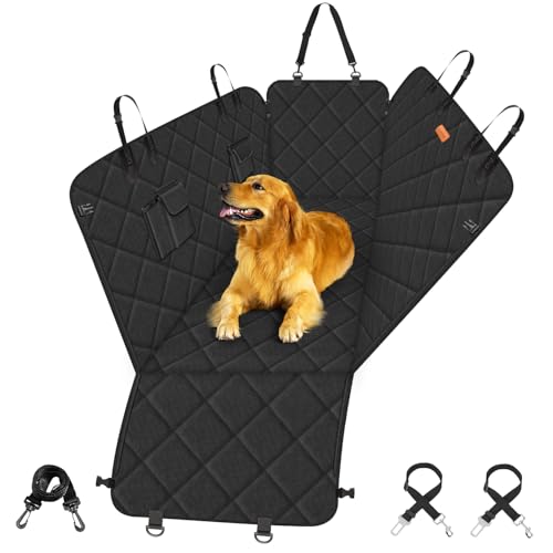 Looxmeer Hundedecke Auto Rückbank, Rücksitz Schhutz Hund Wasserdicht Kratzfest Rücksitz mit Seitenschutz und Sicherheitsgurte, Autodecke Hunde Hundematte, 137 x 147 cm Looxmeer Hundedecke Auto Rückbank, Rücksitz Schhutz Hund Wasserdicht Kratzfest Rücksitz mit Seitenschutz und Sicherheitsgurte, Autodecke Hunde Hundematte, 137 x 147 cm von Looxmeer