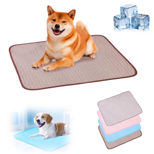 Lopreg kühlmatte Hund, Kühlmatte für Hunde Selbstkühlende Hundematte, Faltbar Kühlmatte Hundes Katzen für Sommer,Waschbar kühlmat für Hund,Selbstkühlende Pads für Hunde Katzen (Braun, XL: 100x75cm) Lopreg kühlmatte Hund, Kühlmatte für Hunde Selbstkühlende Hundematte, Faltbar Kühlmatte Hundes Katzen für Sommer,Waschbar kühlmat für Hund,Selbstkühlende Pads für Hunde Katzen (Braun, XL: 100x75cm) von Lopreg