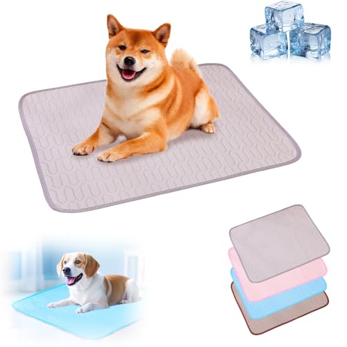 Lopreg kühlmatte Hund, Kühlmatte für Hunde Selbstkühlende Hundematte, Faltbar Kühlmatte Hundes Katzen für Sommer,Waschbar kühlmat für Hund,Selbstkühlende Pads für Hunde Katzen (Grau, S: 50x40cm) Lopreg kühlmatte Hund, Kühlmatte für Hunde Selbstkühlende Hundematte, Faltbar Kühlmatte Hundes Katzen für Sommer,Waschbar kühlmat für Hund,Selbstkühlende Pads für Hunde Katzen (Grau, S: 50x40cm) von Lopreg