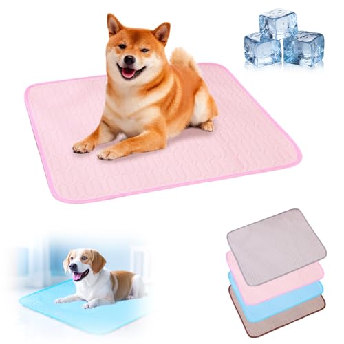 Lopreg kühlmatte Hund, Kühlmatte für Hunde Selbstkühlende Hundematte, Faltbar Kühlmatte Hundes Katzen für Sommer,Waschbar kühlmat für Hund,Selbstkühlende Pads für Hunde Katzen (Rosa, L: 70x55cm) Lopreg kühlmatte Hund, Kühlmatte für Hunde Selbstkühlende Hundematte, Faltbar Kühlmatte Hundes Katzen für Sommer,Waschbar kühlmat für Hund,Selbstkühlende Pads für Hunde Katzen (Rosa, L: 70x55cm) von Lopreg