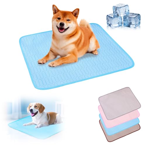 kühlmatte Hund, Kühlmatte für Hunde Selbstkühlende Hundematte, Faltbar Kühlmatte Hundes Katzen für Sommer,Waschbar kühlmat für Hund,Selbstkühlende Pads für Hunde Katzen (Himmelblau, XXL: 150x100cm) kühlmatte Hund, Kühlmatte für Hunde Selbstkühlende Hundematte, Faltbar Kühlmatte Hundes Katzen für Sommer,Waschbar kühlmat für Hund,Selbstkühlende Pads für Hunde Katzen (Himmelblau, XXL: 150x100cm) von Lopreg