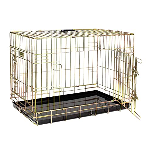 Lords & Labradors Deluxe Hundebox in Gold (Größe L, 91,4 cm, Gold) von Lords & Labradors