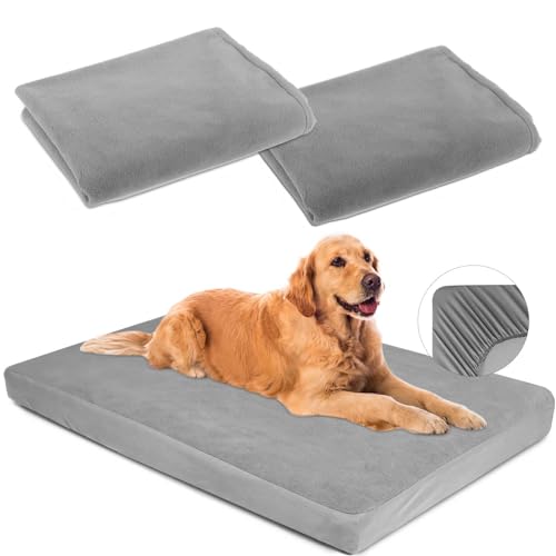 LotuFlor Ersatz-Hundebettbezüge, waschbar, 100% wasserdicht, weich, 2 Stück, 91,4 x 58,4 cm, S LotuFlor Ersatz-Hundebettbezüge, waschbar, 100% wasserdicht, weich, 2 Stück, 91,4 x 58,4 cm, S von LotuFlor