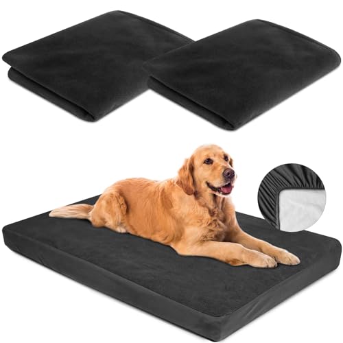 LotuFlor Ersatz-Hundebettbezüge, wasserdicht, waschbar, Schwarz, 2 Stück, 88,9 x 111,8 cm, XL LotuFlor Ersatz-Hundebettbezüge, wasserdicht, waschbar, Schwarz, 2 Stück, 88,9 x 111,8 cm, XL von LotuFlor