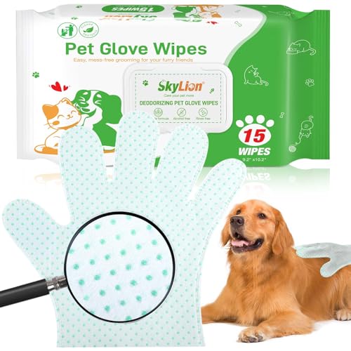 LotuFlor Hundetücher, Fellpflege-Handschuhe, verbesserte Reinigung, desodorierend, Pflanzenöl, Badetücher, wasserlos, Katzen-Shampoo, Haustiertücher für Pfoten, Hintern, Gesicht und Fell LotuFlor Hundetücher, Fellpflege-Handschuhe, verbesserte Reinigung, desodorierend, Pflanzenöl, Badetücher, wasserlos, Katzen-Shampoo, Haustiertücher für Pfoten, Hintern, Gesicht und Fell von LotuFlor