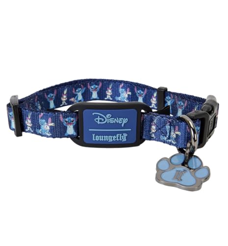 Loungefly Disney Lilo & Stitch Scrump and Stitch Allover Print Großes Hundehalsband von Loungefly