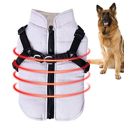 Loupsiy Hunde-Winterjacke, verstellbare Thermo-Hundemäntel für kleine Hunde, Hundemantel, Winterkleidung, warmer Hunde-Schneeanzug, Brust und Rücken, integrierte Weste für Chihuahua, Bichon Loupsiy Hunde-Winterjacke, verstellbare Thermo-Hundemäntel für kleine Hunde, Hundemantel, Winterkleidung, warmer Hunde-Schneeanzug, Brust und Rücken, integrierte Weste für Chihuahua, Bichon von Loupsiy
