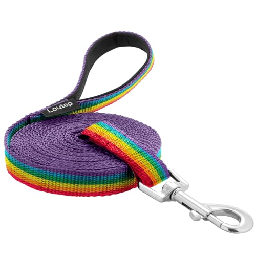 Loutep Hundetrainingsleine, 4,5 m, 6,1 m, 9 m, 15,2 m, 30,5 m, extra lange Leine für Hunde, mit gepolstertem Griff, für kleine, mittelgroße und große Welpenrassen, Outdoor-Gehorsam, von Loutep