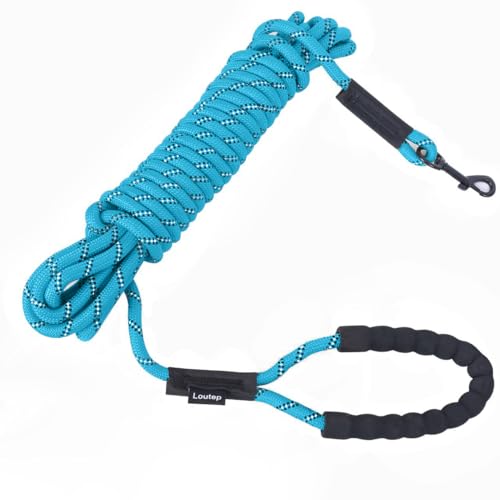 Loutep Hundetrainingsseil, extra stark, für den Innenbereich, 3 m, 5 m, 10 m, 15 m, 20 m, 25 m, 30 m, Gummiseil für große, mittelgroße und kleine Welpen Loutep Hundetrainingsseil, extra stark, für den Innenbereich, 3 m, 5 m, 10 m, 15 m, 20 m, 25 m, 30 m, Gummiseil für große, mittelgroße und kleine Welpen von Loutep
