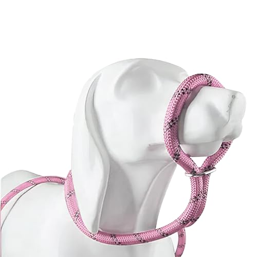 Loutep Retrieverleine für Hunde, 1,8 m lang, Seil mit weich gepolstertem Griff, reflektierende Nähte, kein Halsband oder Geschirr erforderlich, Anti-Würge-Leine, ideal für kleine Welpen, große und Loutep Retrieverleine für Hunde, 1,8 m lang, Seil mit weich gepolstertem Griff, reflektierende Nähte, kein Halsband oder Geschirr erforderlich, Anti-Würge-Leine, ideal für kleine Welpen, große und von Loutep