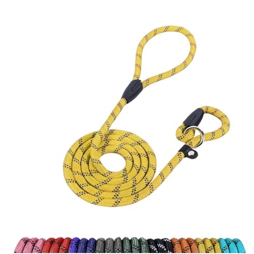 Loutep Retrieverleine für kleine Hunde, 1,8 m x 0,7 cm, Seil mit reflektierenden Nähten, leicht anzuziehen, kein Halsband oder Geschirr erforderlich, ideal für 8 und 12 Wochen Welpen Loutep Retrieverleine für kleine Hunde, 1,8 m x 0,7 cm, Seil mit reflektierenden Nähten, leicht anzuziehen, kein Halsband oder Geschirr erforderlich, ideal für 8 und 12 Wochen Welpen von Loutep