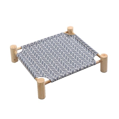Louttary Hängematte für Katzen und Hunde, Hängematte für Katzen, erhöhtes und kühlendes Bett, abnehmbar, tragbar, Bett für Haustiere, drinnen und draußen, Blau von Louttary