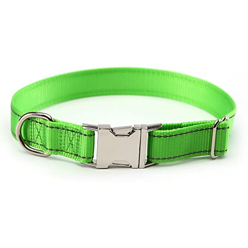 Love Dream Reflektierendes Hundehalsband mit Metallschnalle, verstellbares Sicherheits-Nylon-Hundehalsband mit robuster Schnellverschluss-Schnalle für kleine, mittelgroße und große Hunde Love Dream Reflektierendes Hundehalsband mit Metallschnalle, verstellbares Sicherheits-Nylon-Hundehalsband mit robuster Schnellverschluss-Schnalle für kleine, mittelgroße und große Hunde von Love Dream