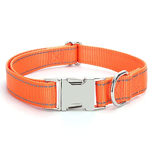 Love Dream Reflektierendes Hundehalsband mit Metallschnalle, verstellbares Sicherheits-Nylon-Hundehalsband mit robuster Schnellverschluss-Schnalle für kleine, mittelgroße und große Hunde Love Dream Reflektierendes Hundehalsband mit Metallschnalle, verstellbares Sicherheits-Nylon-Hundehalsband mit robuster Schnellverschluss-Schnalle für kleine, mittelgroße und große Hunde von Love Dream
