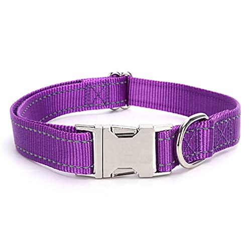 Love Dream Reflektierendes Hundehalsband mit Metallschnalle, verstellbares Sicherheits-Nylon-Hundehalsband mit robuster Schnellverschluss-Schnalle für kleine, mittelgroße und große Hunde Love Dream Reflektierendes Hundehalsband mit Metallschnalle, verstellbares Sicherheits-Nylon-Hundehalsband mit robuster Schnellverschluss-Schnalle für kleine, mittelgroße und große Hunde von Love Dream