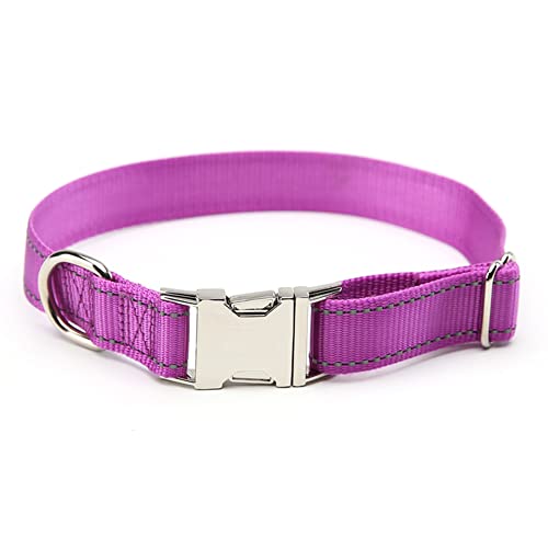 Love Dream Reflektierendes Hundehalsband mit Metallschnalle, verstellbares Sicherheits-Nylon-Hundehalsband mit robuster Schnellverschluss-Schnalle für kleine, mittelgroße und große Hunde Love Dream Reflektierendes Hundehalsband mit Metallschnalle, verstellbares Sicherheits-Nylon-Hundehalsband mit robuster Schnellverschluss-Schnalle für kleine, mittelgroße und große Hunde von Love Dream