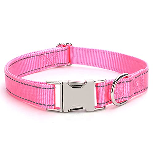 Love Dream Reflektierendes Hundehalsband mit Metallschnalle, verstellbares Sicherheits-Nylon-Hundehalsband mit robuster Schnellverschluss-Schnalle für kleine, mittelgroße und große Hunde Love Dream Reflektierendes Hundehalsband mit Metallschnalle, verstellbares Sicherheits-Nylon-Hundehalsband mit robuster Schnellverschluss-Schnalle für kleine, mittelgroße und große Hunde von Love Dream