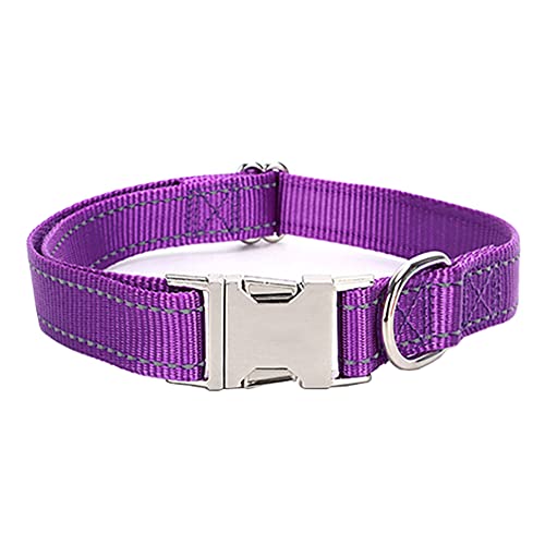Love Dream Reflektierendes Hundehalsband mit Metallschnalle, verstellbares Sicherheits-Nylon-Hundehalsband mit robuster Schnellverschluss-Schnalle für kleine, mittelgroße und große Hunde Love Dream Reflektierendes Hundehalsband mit Metallschnalle, verstellbares Sicherheits-Nylon-Hundehalsband mit robuster Schnellverschluss-Schnalle für kleine, mittelgroße und große Hunde von Love Dream