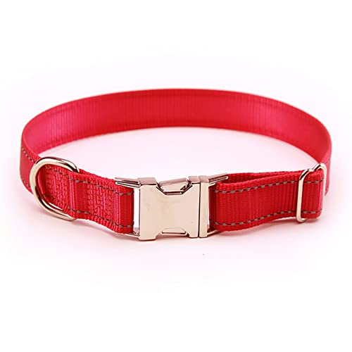 Love Dream Reflektierendes Hundehalsband mit Metallschnalle, verstellbares Sicherheits-Nylon-Hundehalsband mit robuster Schnellverschluss-Schnalle für kleine, mittelgroße und große Hunde Love Dream Reflektierendes Hundehalsband mit Metallschnalle, verstellbares Sicherheits-Nylon-Hundehalsband mit robuster Schnellverschluss-Schnalle für kleine, mittelgroße und große Hunde von Love Dream
