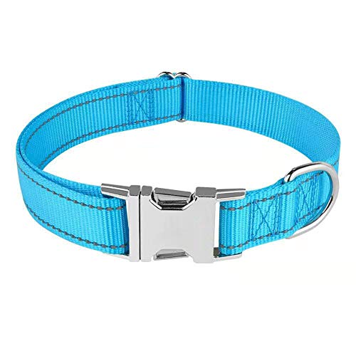 Love Dream Reflektierendes Hundehalsband mit Metallschnalle, verstellbares Sicherheits-Nylon-Hundehalsband mit robuster Schnellverschluss-Schnalle für kleine, mittelgroße und große Hunde Love Dream Reflektierendes Hundehalsband mit Metallschnalle, verstellbares Sicherheits-Nylon-Hundehalsband mit robuster Schnellverschluss-Schnalle für kleine, mittelgroße und große Hunde von Love Dream