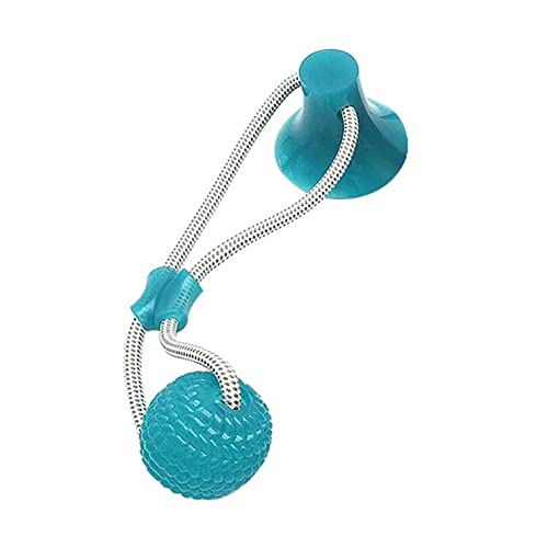Love Dream Saugnapf Hundespielzeug, Multifunktions Pet Molar Bite Toy, Durable Pet Chew Bite Rope Toy, Dog Rubber Ball Toy with Suction Cup for Dental Care Teeth Cleaning Separation Anxiety (Green) von Love Dream