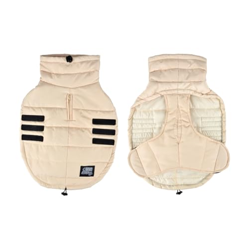 Love Story, Daunenjacke, gesteppt, breiter Kragen, Klettverschluss, Größe M / 35 cm, Beige Love Story, Daunenjacke, gesteppt, breiter Kragen, Klettverschluss, Größe M / 35 cm, Beige von Love Story