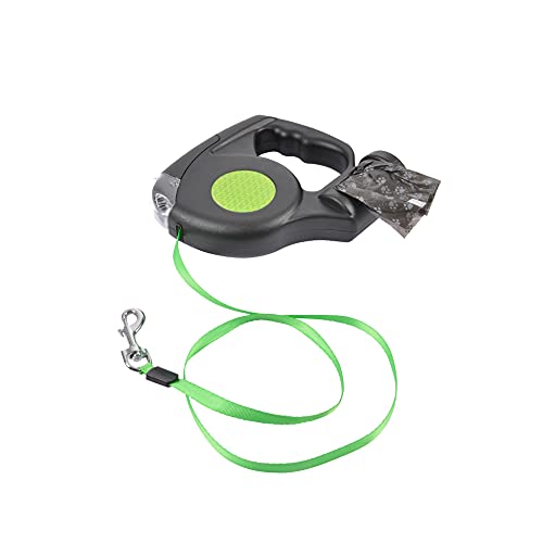 Love Story, Ausziehbare Hundeleine, 3-in-1, LED-Licht, max. 20 kg – 5 m, Schwarz Love Story, Ausziehbare Hundeleine, 3-in-1, LED-Licht, max. 20 kg – 5 m, Schwarz von Love Story