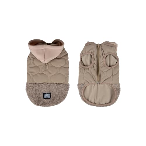 Love Story, Gesteppter Mantel mit Kapuze, Reißverschluss, Teddy-Fleece, Größe S/25 cm, Beige Love Story, Gesteppter Mantel mit Kapuze, Reißverschluss, Teddy-Fleece, Größe S/25 cm, Beige von Love Story