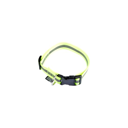 Love Story, Halsband mit reflektierendem Band, verstellbar, XS/18 > 28 cm, Gelb Love Story, Halsband mit reflektierendem Band, verstellbar, XS/18 > 28 cm, Gelb von Love Story