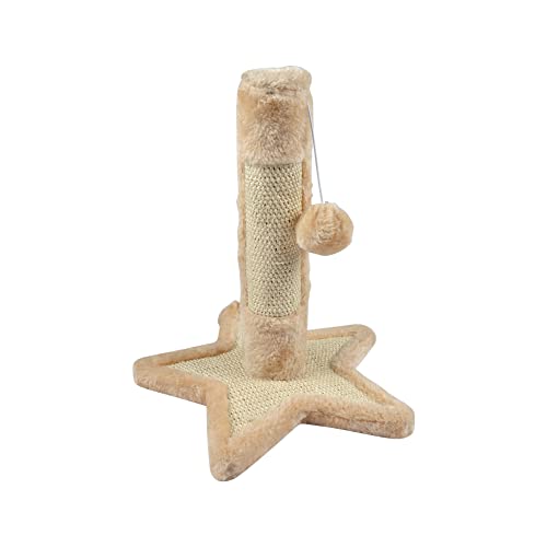 Love Story, Katzenbaum mit Sockel Stern und Spielzeug, MDF, 30 x 30 x 33 cm, naturfarben Love Story, Katzenbaum mit Sockel Stern und Spielzeug, MDF, 30 x 30 x 33 cm, naturfarben von Love Story