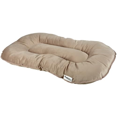Love Story, Kissen Flocke Samt gerippt Polyester 117 x 72 x H 5 cm Crafty Haselnuss von Love Story