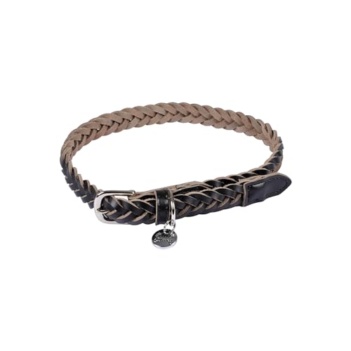Love Story, Lederhalsband, geflochten, verstellbar, 45 > 65 cm, Schwarz Love Story, Lederhalsband, geflochten, verstellbar, 45 > 65 cm, Schwarz von Love Story
