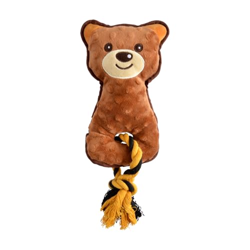 Love Story, Plüsch-Spielzeug, Bär und Seil, Polyester, 15 x 37 cm, Braun Love Story, Plüsch-Spielzeug, Bär und Seil, Polyester, 15 x 37 cm, Braun von Love Story