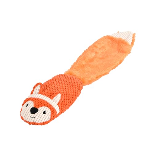 Love Story, Plüschspielzeug Fuchs mit Geräuschen, Polyester, 10 x Höhe 55 cm, Orange von Love Story