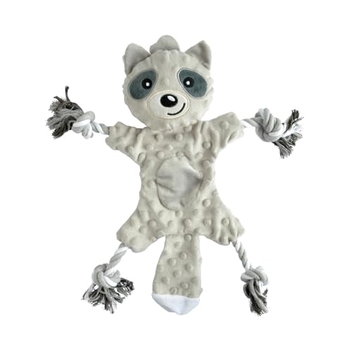 Love Story, Plüschspielzeug mit Bär und Seil mit 4 Knoten, Polyester, 34 x 37 cm, Grau Love Story, Plüschspielzeug mit Bär und Seil mit 4 Knoten, Polyester, 34 x 37 cm, Grau von Love Story