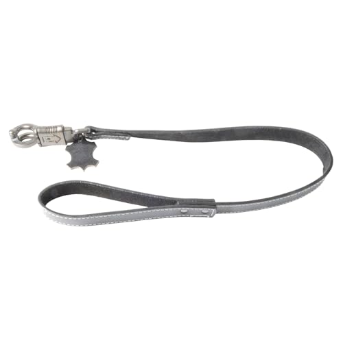 Love Story, Hundeleine, Karabinerhaken, für große Hunde, Leder, 70 cm x 25 mm, Schwarz Love Story, Hundeleine, Karabinerhaken, für große Hunde, Leder, 70 cm x 25 mm, Schwarz von Love Story