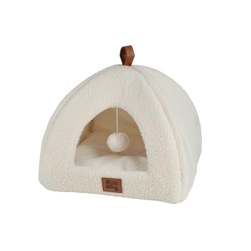 Love Story, Wooly Wollzelt, gelockt, Polyester, 38 x 38 x 30 cm, Ecru von Love Story