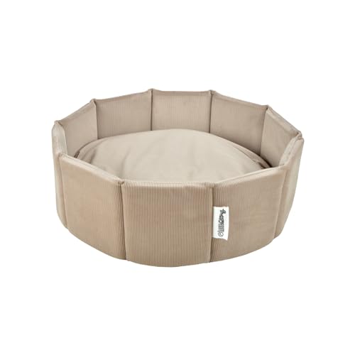 Love Story Korb rund, Velours, gerippt, Polyester, D38 x H16 cm, Haselnuss Love Story Korb rund, Velours, gerippt, Polyester, D38 x H16 cm, Haselnuss von Love Story