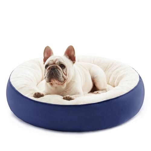 Love's cabin Rundes Donut-Katzen- und Hundebett, 63,5 cm, Haustierbett für kleine oder mittelgroße Hunde, rutschfeste und wasserabweisende Unterseite, weicher, strapazierfähiger Stoff, waschbar, Love's cabin Rundes Donut-Katzen- und Hundebett, 63,5 cm, Haustierbett für kleine oder mittelgroße Hunde, rutschfeste und wasserabweisende Unterseite, weicher, strapazierfähiger Stoff, waschbar, von Love's cabin
