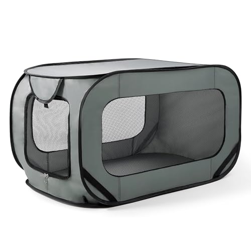 Love's cabin Tragbares großes Hundebett – Pop-up-Hundebox, Innen- und Außenkäfig für Haustiere, Tragbare Autositzbox, Katzenbett-Kollektion von Love's cabin