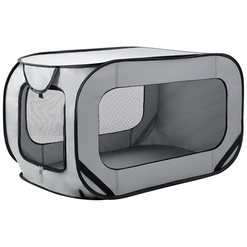 Love's cabin Tragbares großes Hundebett – Pop-up-Hundebox, Innen- und Außenkäfig für Haustiere, Tragbare Autositzbox, Katzenbett-Kollektion von Love's cabin