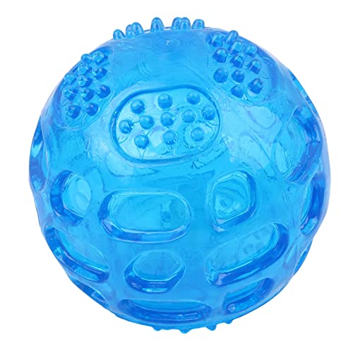 LoveAloe Langlebiges Hunde-Quetschspielzeug Interaktiv klingendes Hundekauspielzeug für große mittelgroße Hunde, Haustiere, Molaren werfen,Blau von LoveAloe