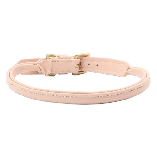 Hundehalsband Leder-Halsband Allrounder, Chintz Rosé, Größe S, LovePanama Hundehalsband Leder-Halsband Allrounder, Chintz Rosé, Größe S, LovePanama von LovePanama