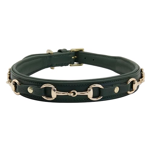Hundehalsband Leder-Halsband Horseman, Forest Green, Größe L, LovePanama Hundehalsband Leder-Halsband Horseman, Forest Green, Größe L, LovePanama von LovePanama