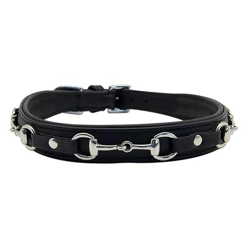Hundehalsband Leder-Halsband Horseman, Pure Black, Größe L, LovePanama Hundehalsband Leder-Halsband Horseman, Pure Black, Größe L, LovePanama von LovePanama