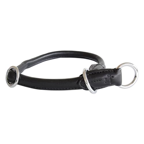 Hundehalsband Zugstopp-Leder-Halsband Student, Pure Black, Größe S, LovePanama Hundehalsband Zugstopp-Leder-Halsband Student, Pure Black, Größe S, LovePanama von LovePanama