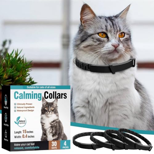 Lovehomily 3/4 Pack Beruhigungshalsband for Haustiere, Stress- und Angstlinderung, beruhigendes Beruhigungshalsband, verstellbar, natürliche Ruhe, Entspannung, beruhigende Halsbänder for Hun Lovehomily 3/4 Pack Beruhigungshalsband for Haustiere, Stress- und Angstlinderung, beruhigendes Beruhigungshalsband, verstellbar, natürliche Ruhe, Entspannung, beruhigende Halsbänder for Hun von Lovehomily